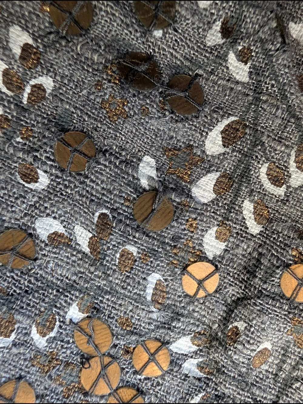 West Elm Sarah Campbel l Embellished Vines Silk Sequins Accent Pillow Covers - 2